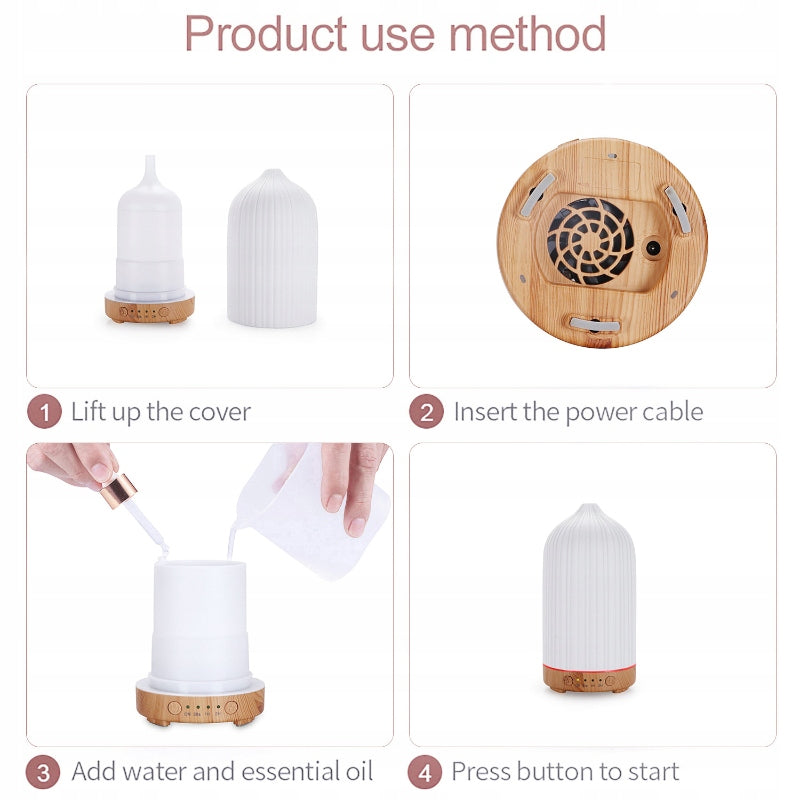 Aromatly Fragrance Diffuser Ceramic Aromatherapy Night Light | BIRTHDAY Brand no brand