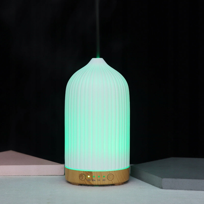 Aromatly Fragrance Diffuser Ceramic Aromatherapy Night Light | BIRTHDAY Dominant color white