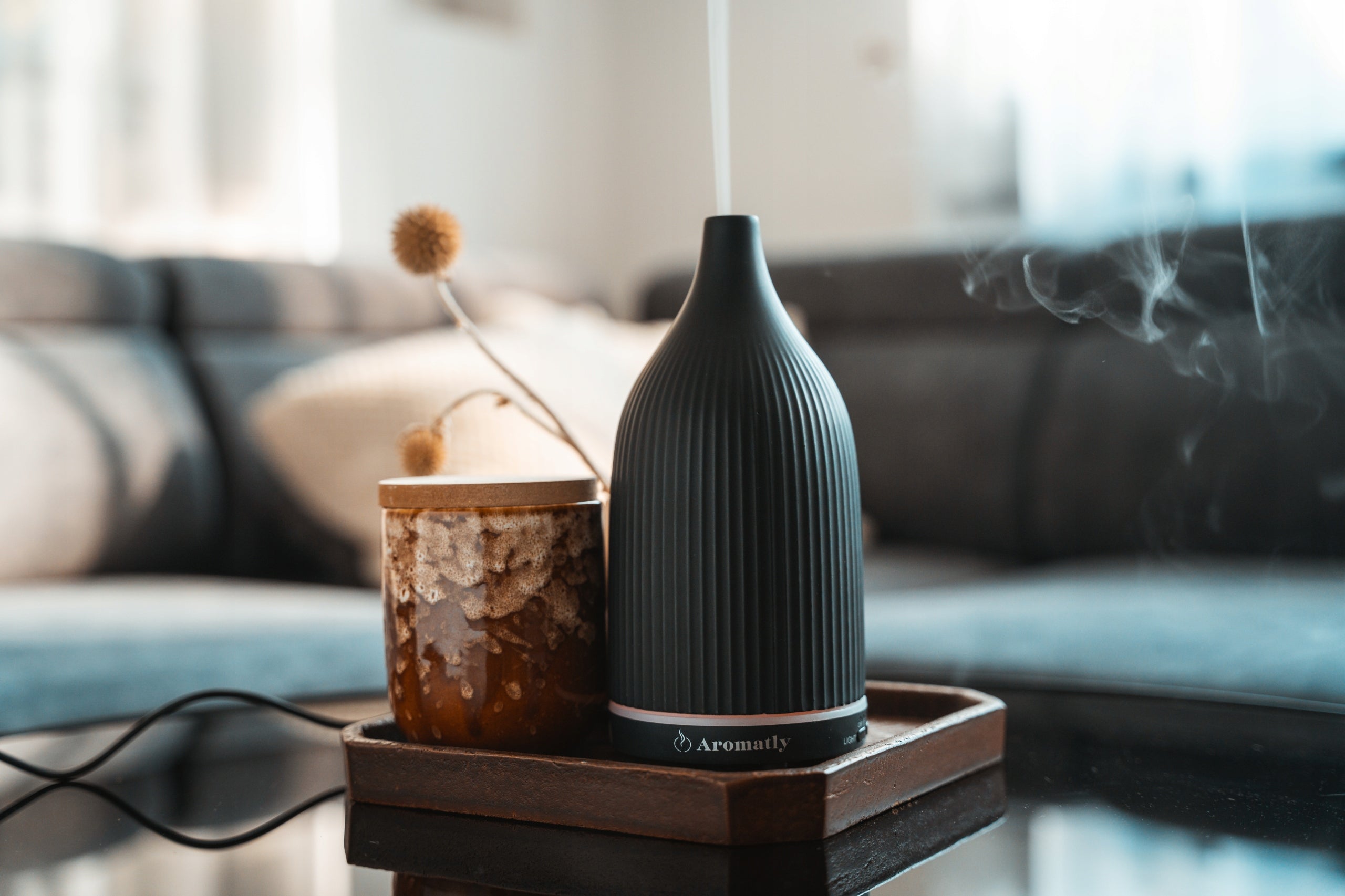 Aromatly Fragrance Diffuser Ceramic Aromatherapy Night Light | GIFT Brand Aromatly