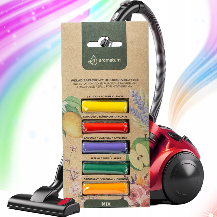 Aromatum FRAGRANCE CARTRIDGE FOR VACUUM CLEANERS MIX Neutralizes bad odors