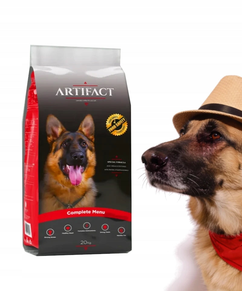 Artifact Dog 20kg dry dog food with vitamins