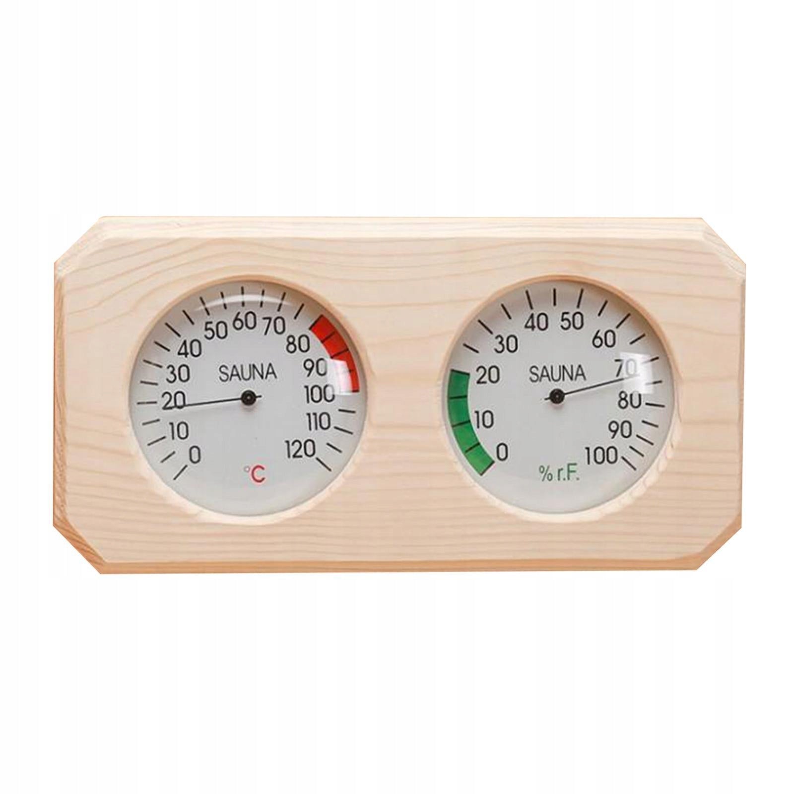 Artist Gather 2 in 1 Pine Wooden Sauna Hygrothermograph Thermometer Medical device type medical device or in-vitro diagnostic medical device