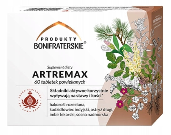 Artremax for joints and bones Produkty Bonifraterskie 60 tablets