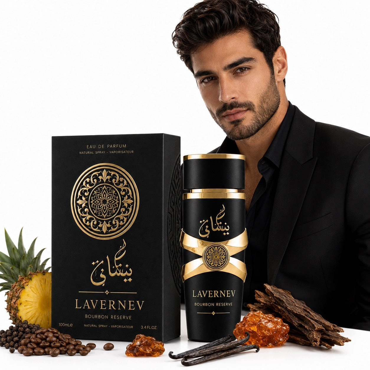 Asad perfume men's eau de parfum 100ml gift for man Packaging status original