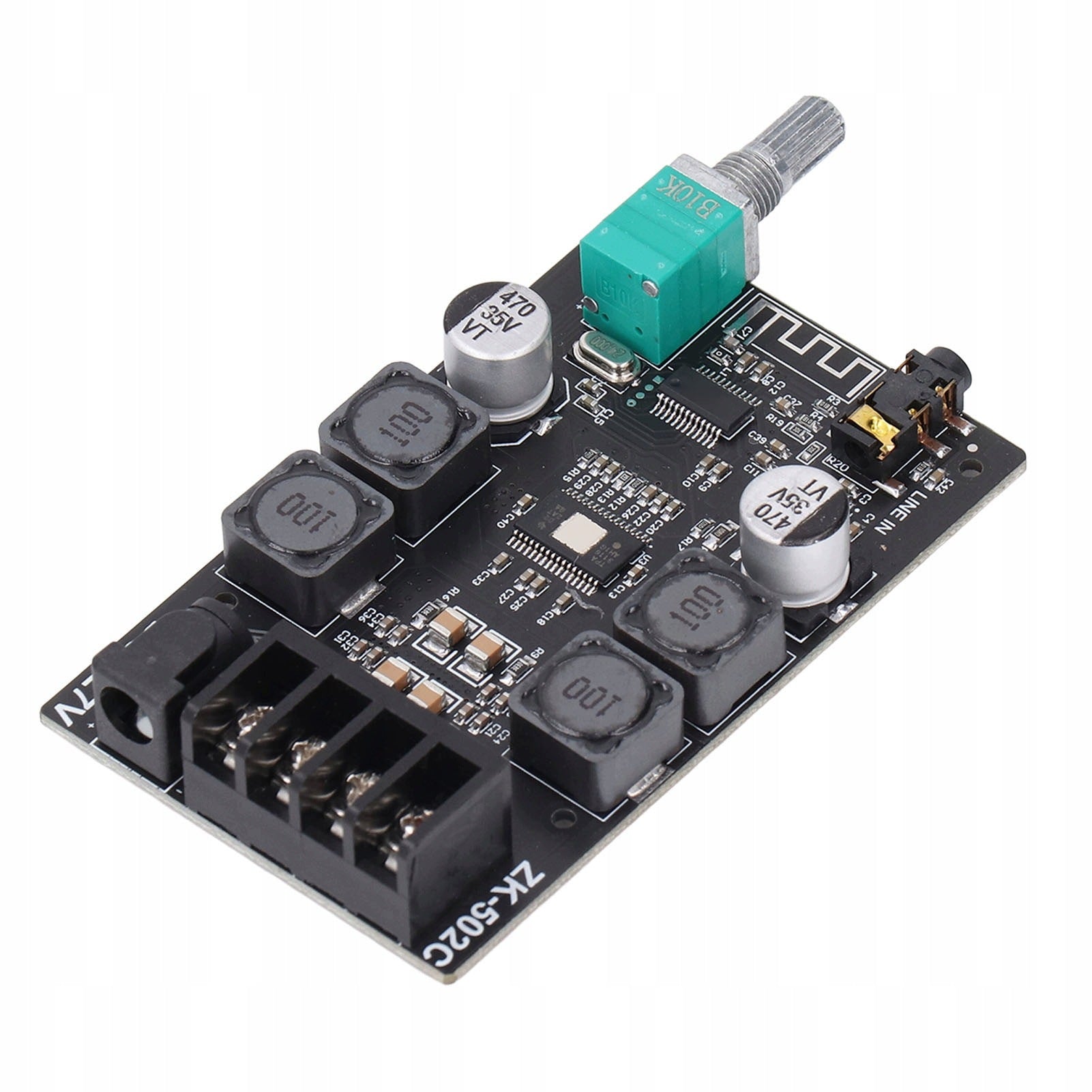 Asks the Bluetooth 5.0 amplifier, the Aux input asks the Bl sound amplifier Manufacturer code AG250819022519