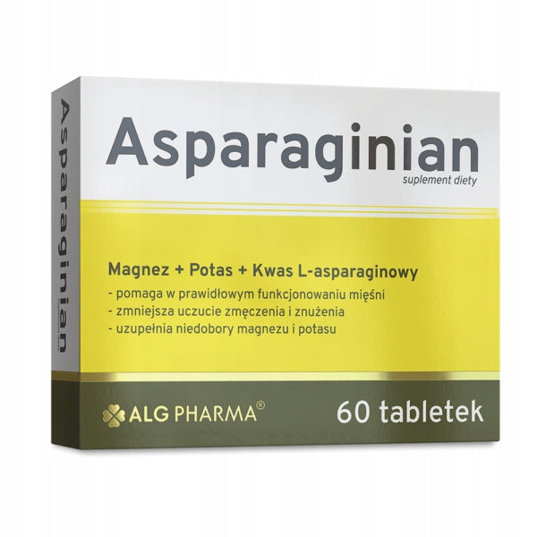 Aspartate ALG Pharma 60 tab. Magnesium+potassium+L-aspartic acid