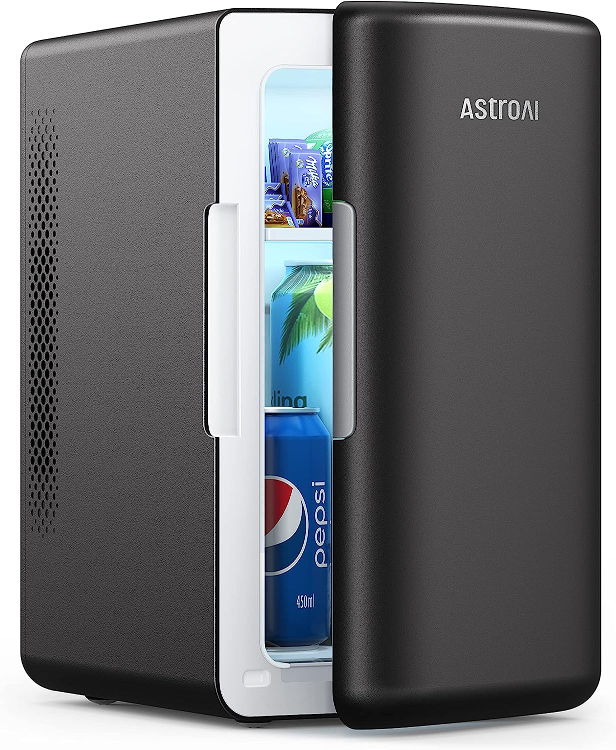 AstroAI SMALL MINI TOURIST ROOM FRIDGE 6L (8 cans 333ml) 12V/220V