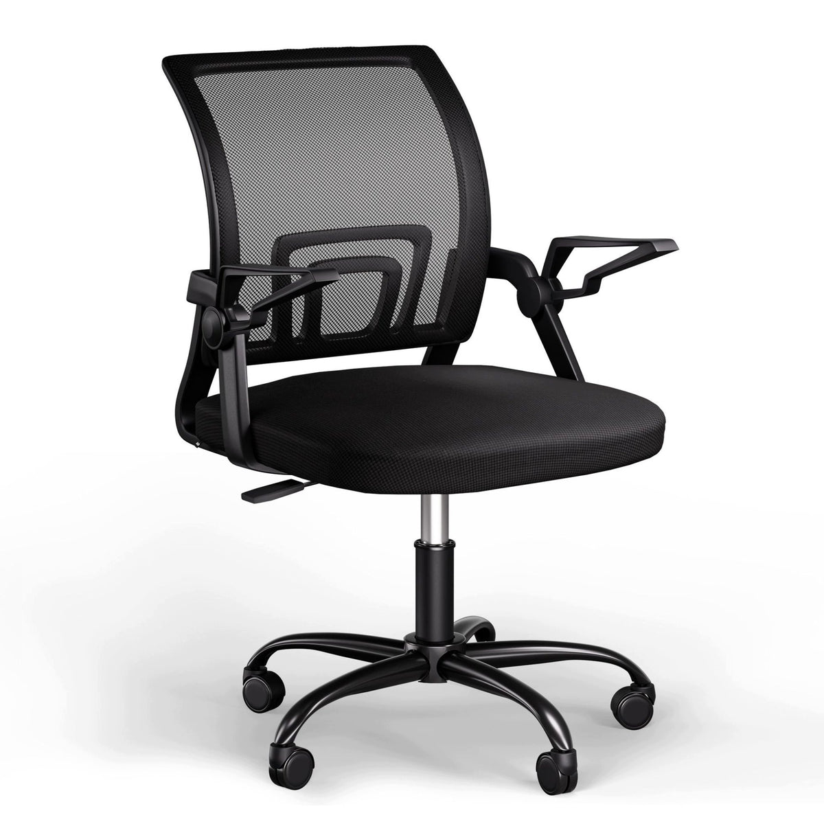 Atrani Mesh Swivel Office Chair with Raised Armrests Black