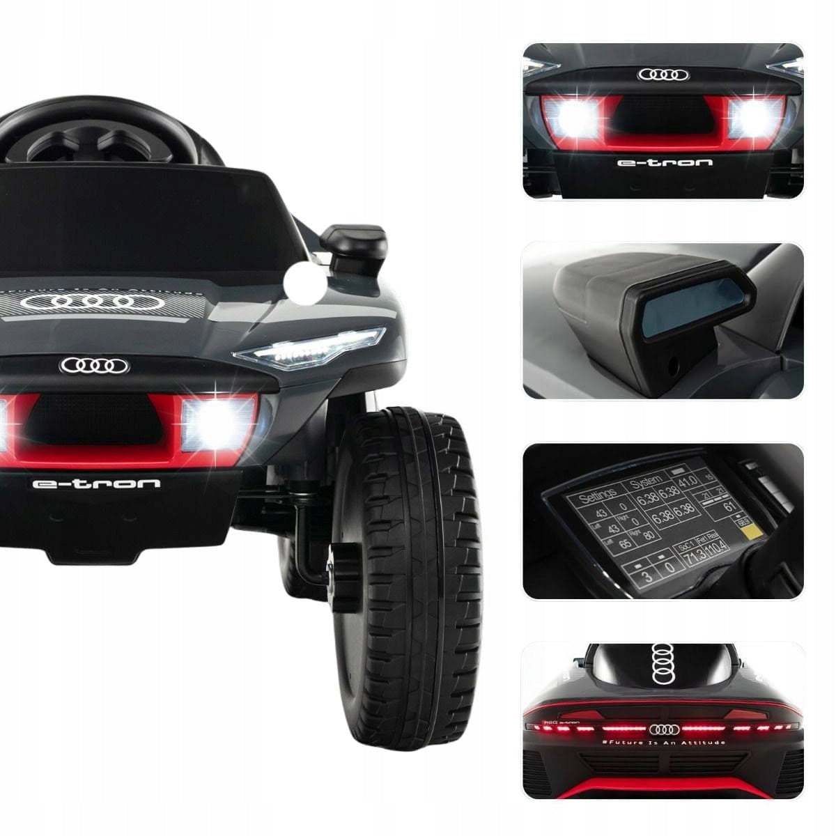 Audi Auto electric children's car for battery 61 x 110 x 54 cm Batteries included yes
