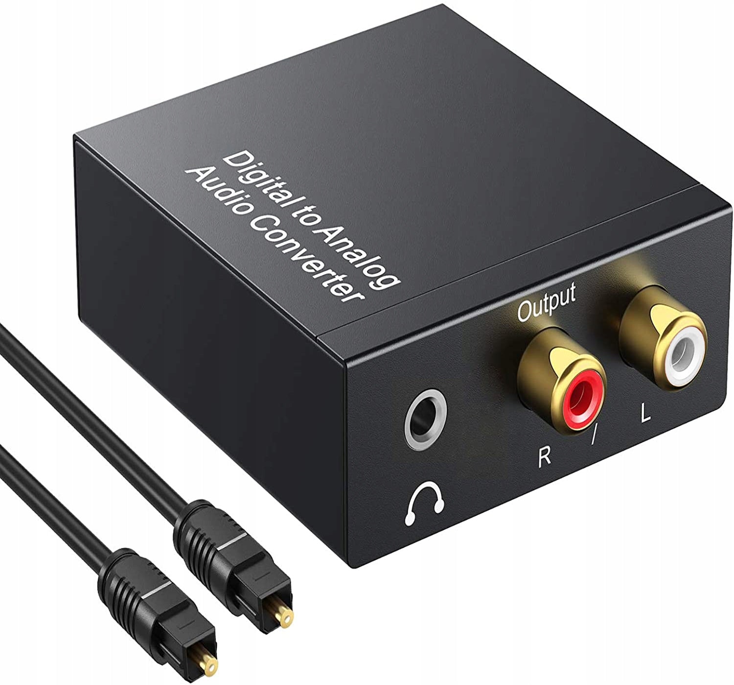 Audio Converter Optical Coaxial To RCA 2x CINCH DAC Digital Analog
