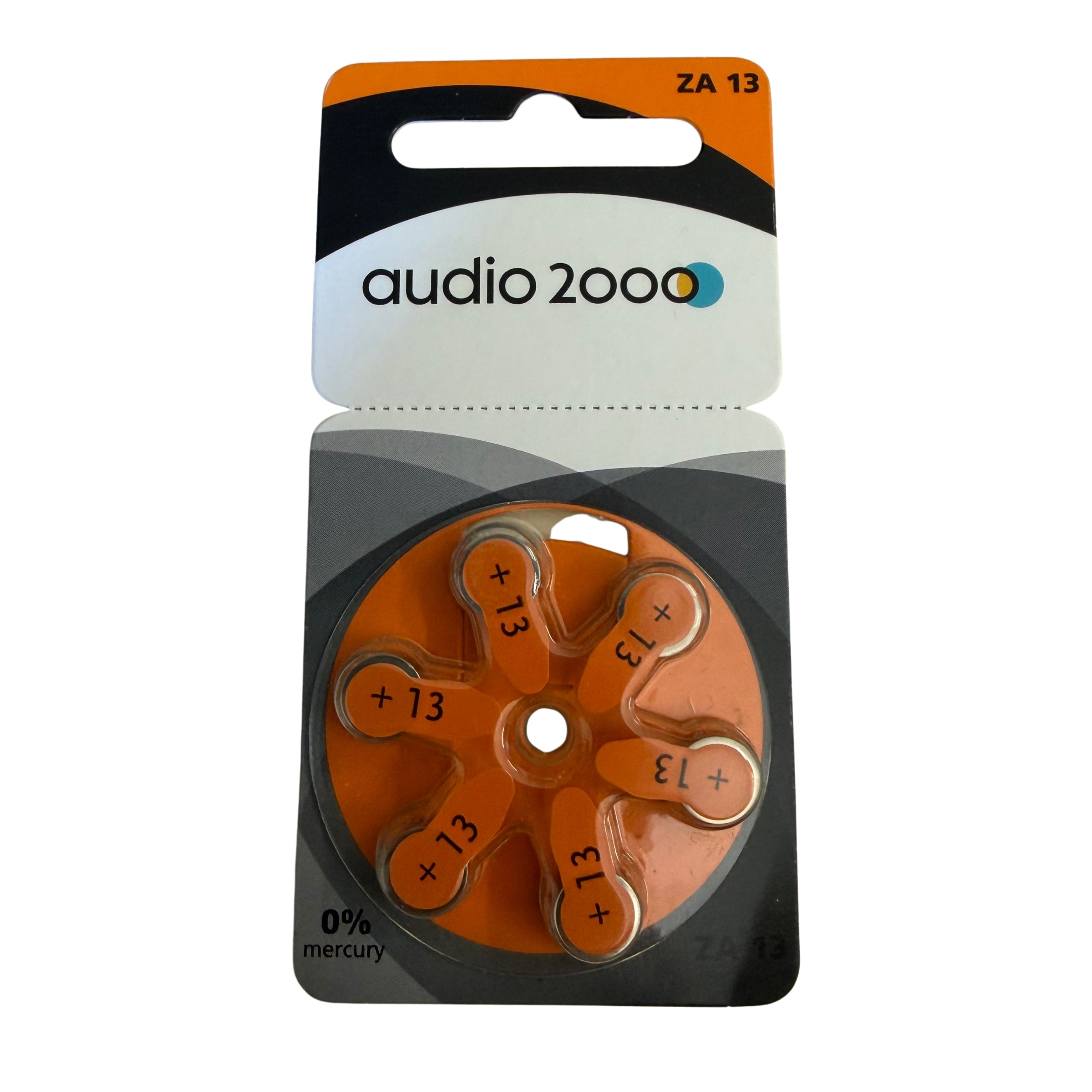 Audio2000 Hearing Aid Batteries Blister 6pcs 1,45V 13VARTA