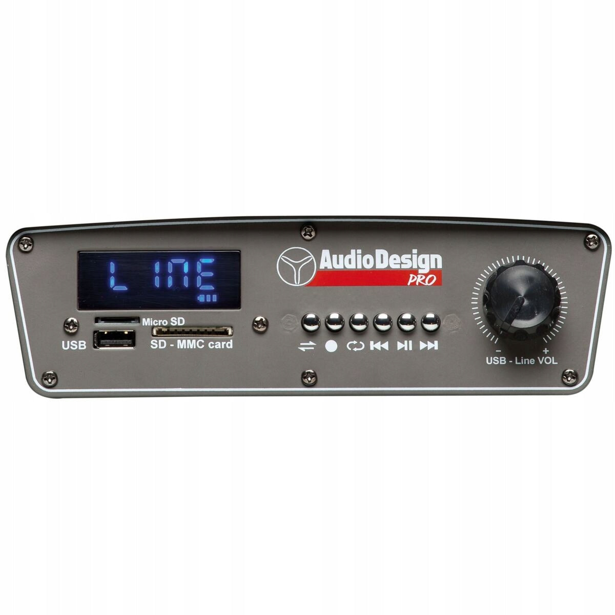 AudioDesign M2 10W/L aktivní reprobox s USB/SD přehrávačem Functions audio files support