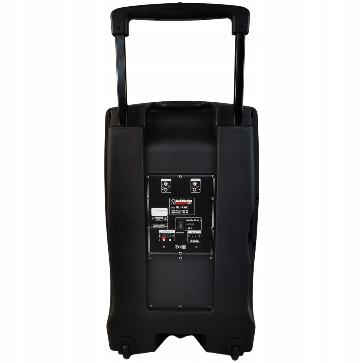 AudioDesign M2 15W/L aktivní reprobox s USB/SD přehrávačem Power 750 W