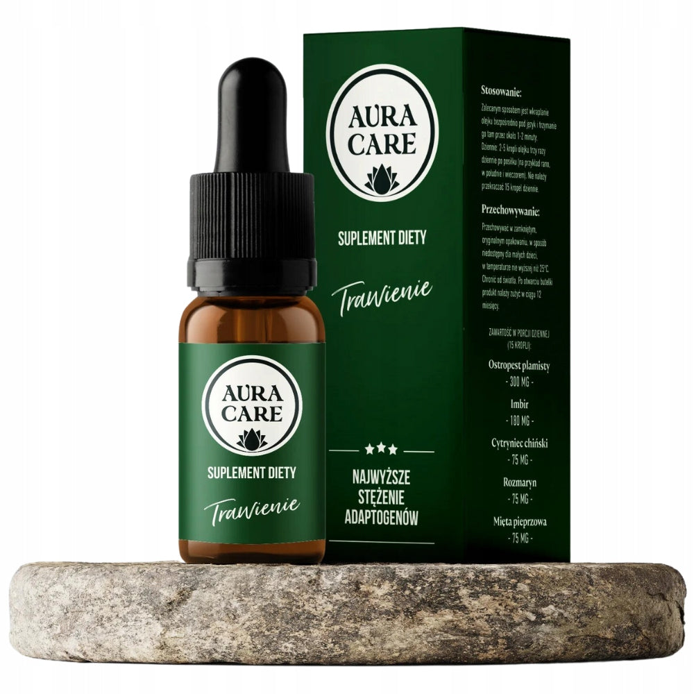 Aura Care Digestion 10ml - Milk Thistle Ginger Lemon - Premium Oil Expiration date at least six months from the date of purchase