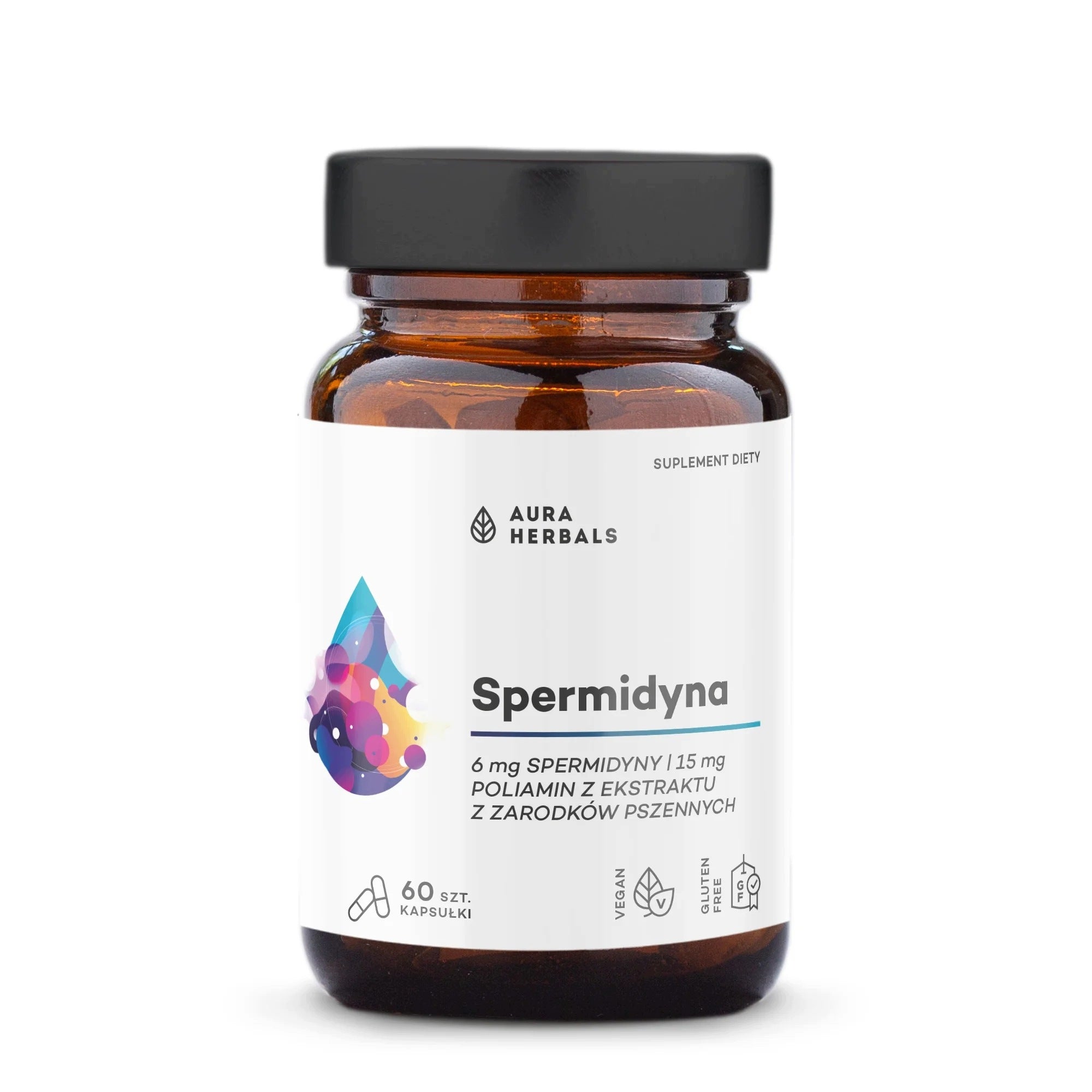 Aura Herbals Spermidine Premium 6 mg Longevity 60 VEGE aging process