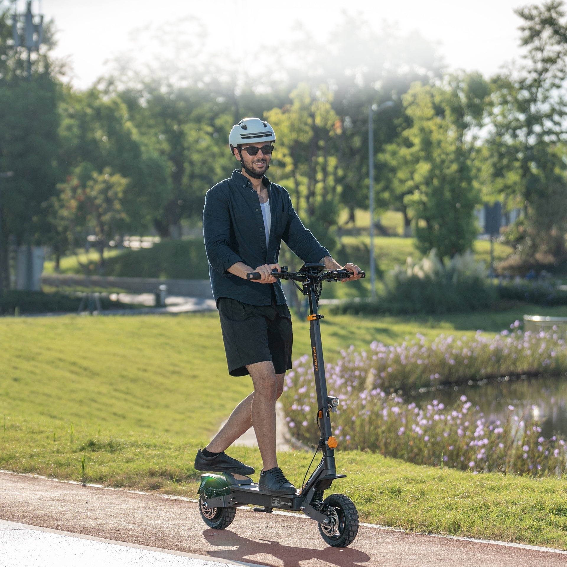Ausom L1 Electric Scooters Folding 500W 20KM/H 70km 15.6Ah NFC ABE Model L1 EU - ABE