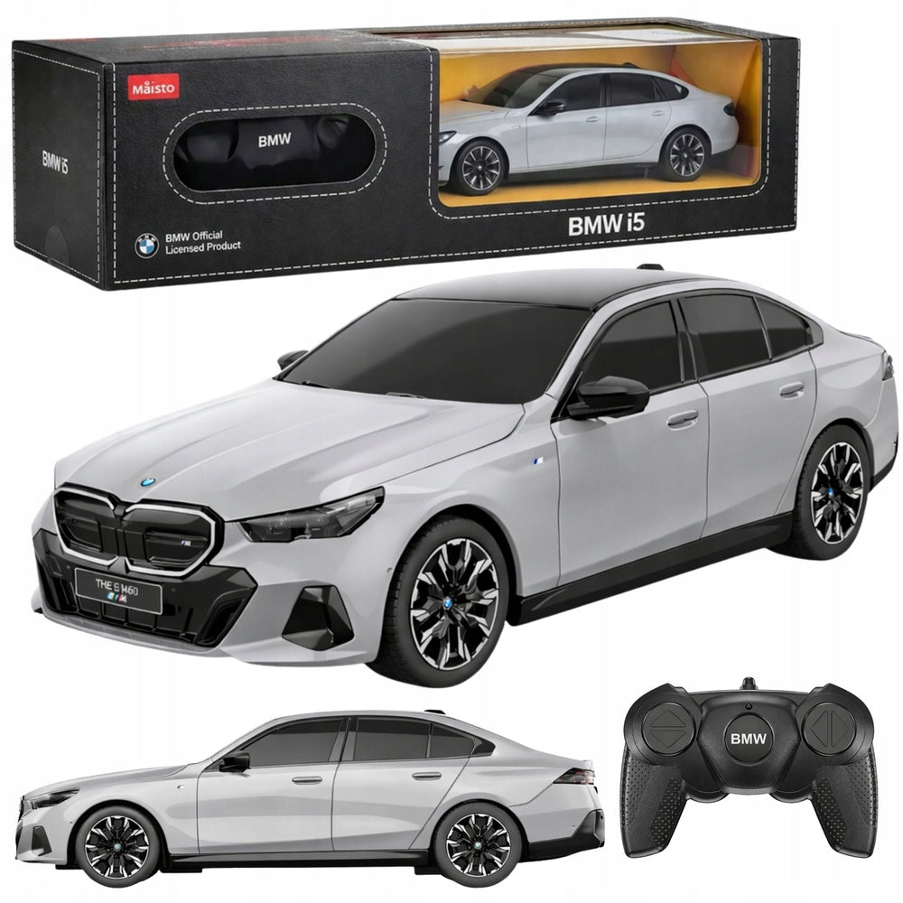 Auto BMW i5 Remote Controlled Car RC Grey Rastar 1:24