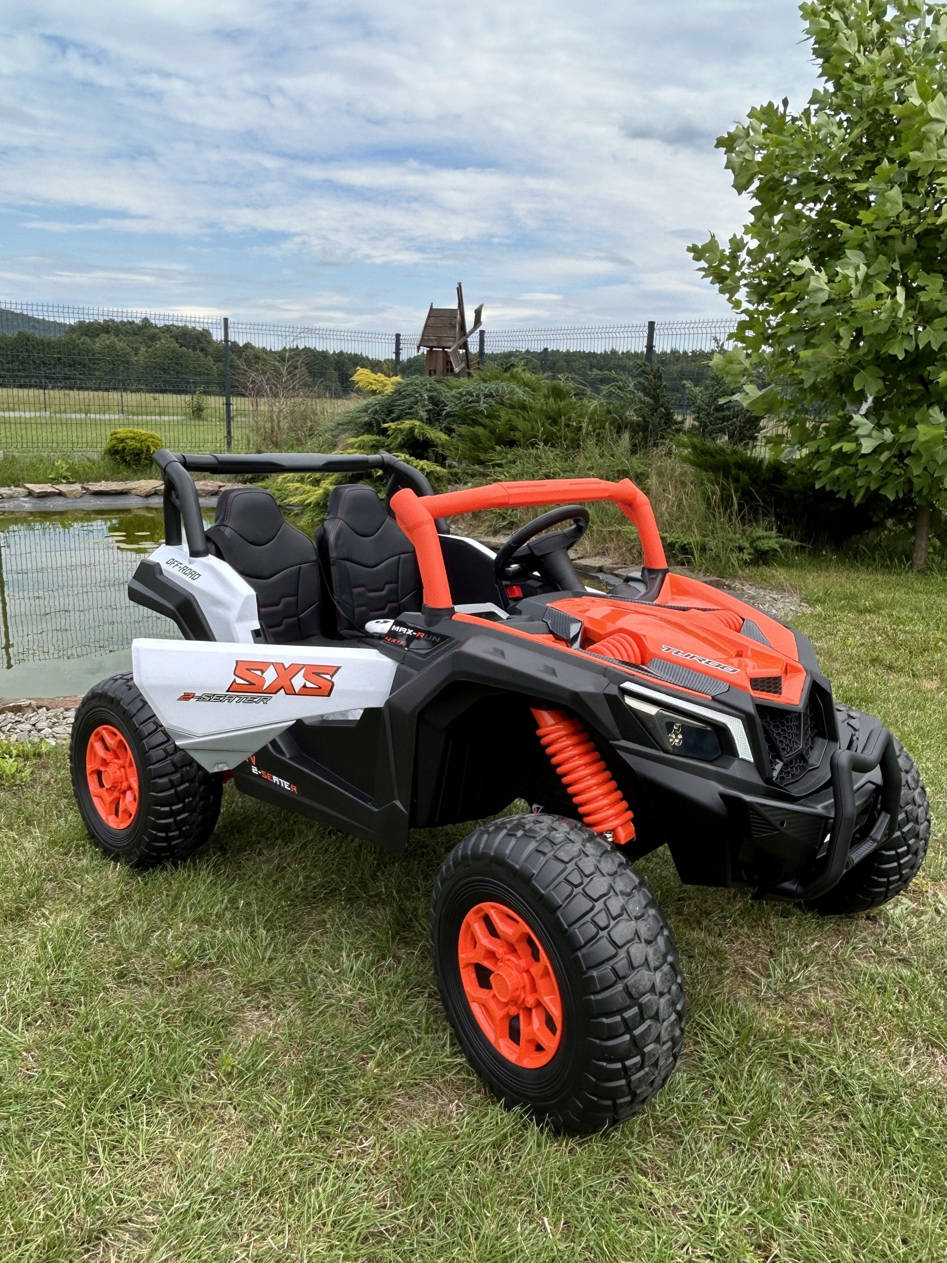 Auto Battery Operated Quad Buggy UTV X3 Off-Road 4 x 200W 24V Orange Manufacturer code 5903864940763