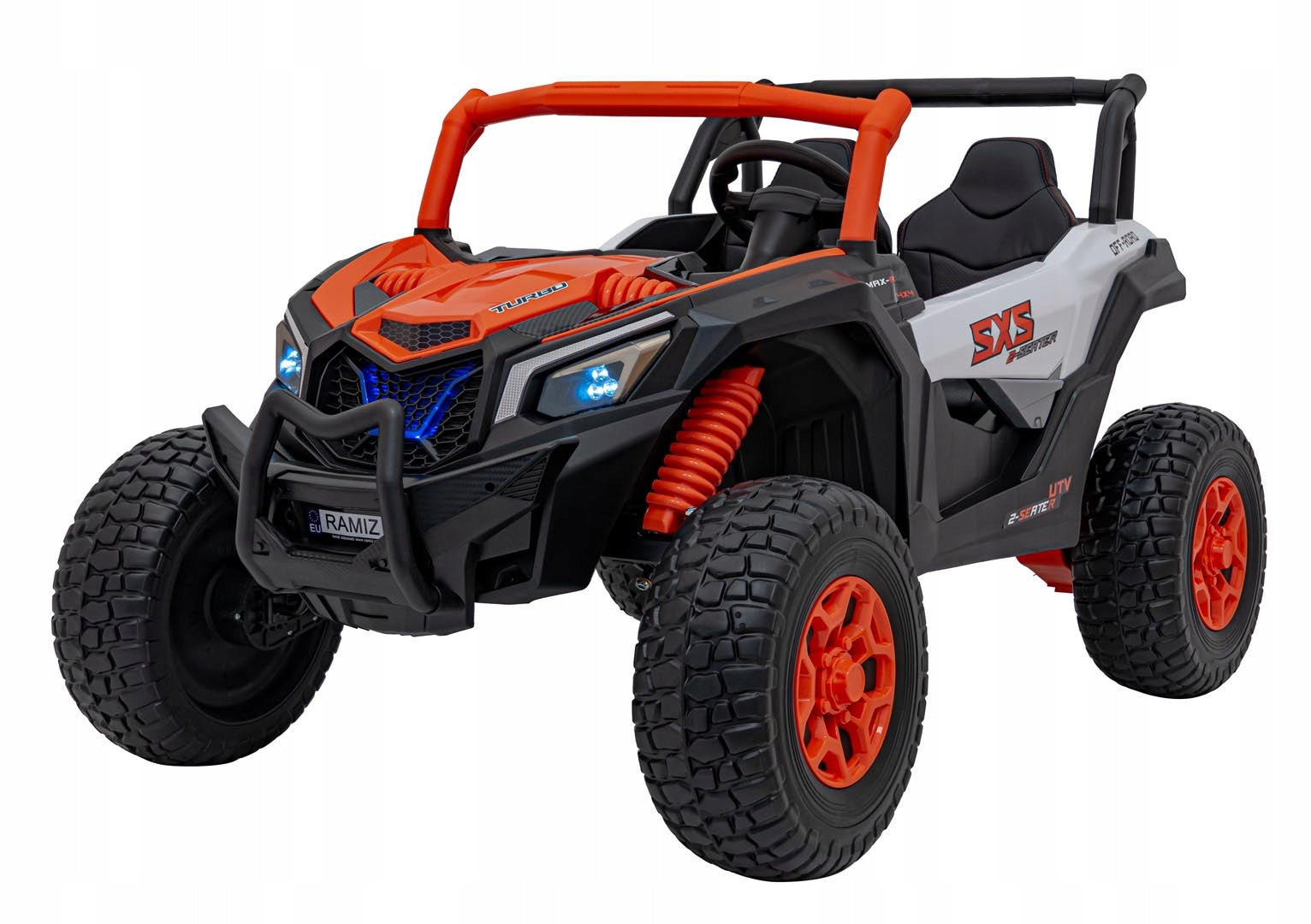 Auto Battery Operated Quad Buggy UTV X3 Off-Road 4 x 200W 24V Orange