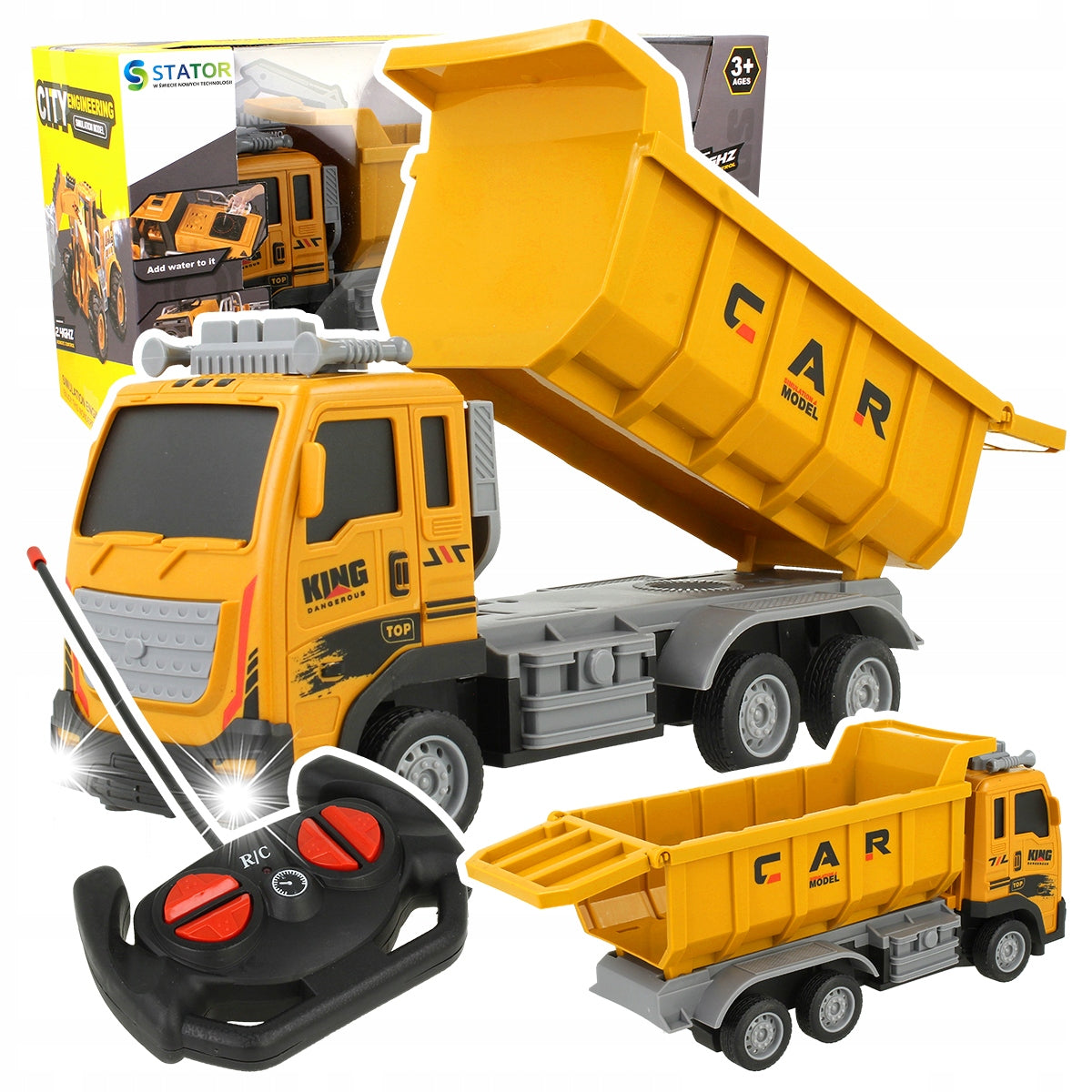 Auto Car Dump Truck Remote Controlled Construction Truck XL Pilot R/C Packaging status original