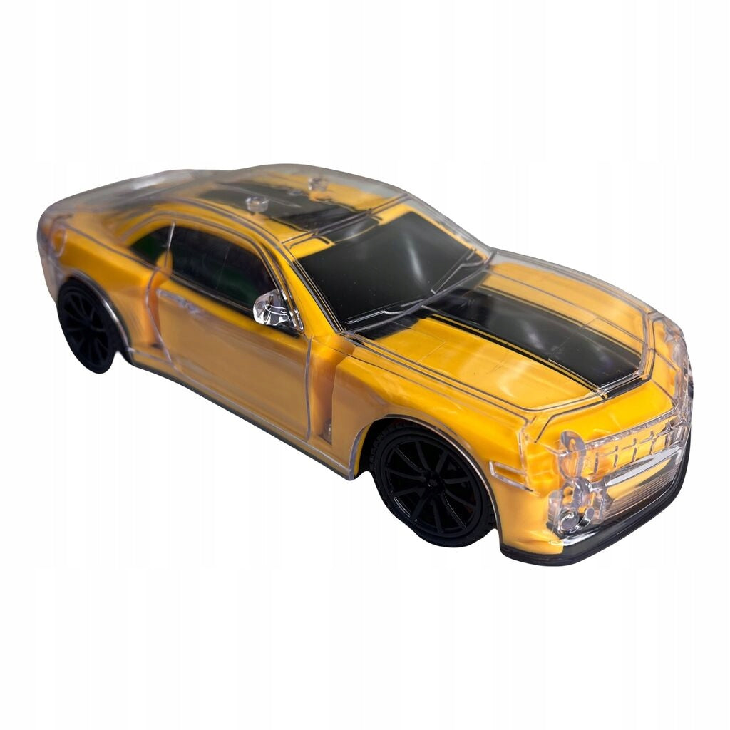 Auto Car Remote Controlled Flashing Lights Remote Control FunnyToySforBoyS Color yellow