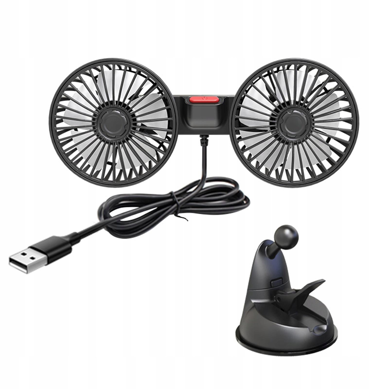 Auto Cooling Fan, Auto Cooler Air Suction Cup Base, Low Noise ,Strong Wind