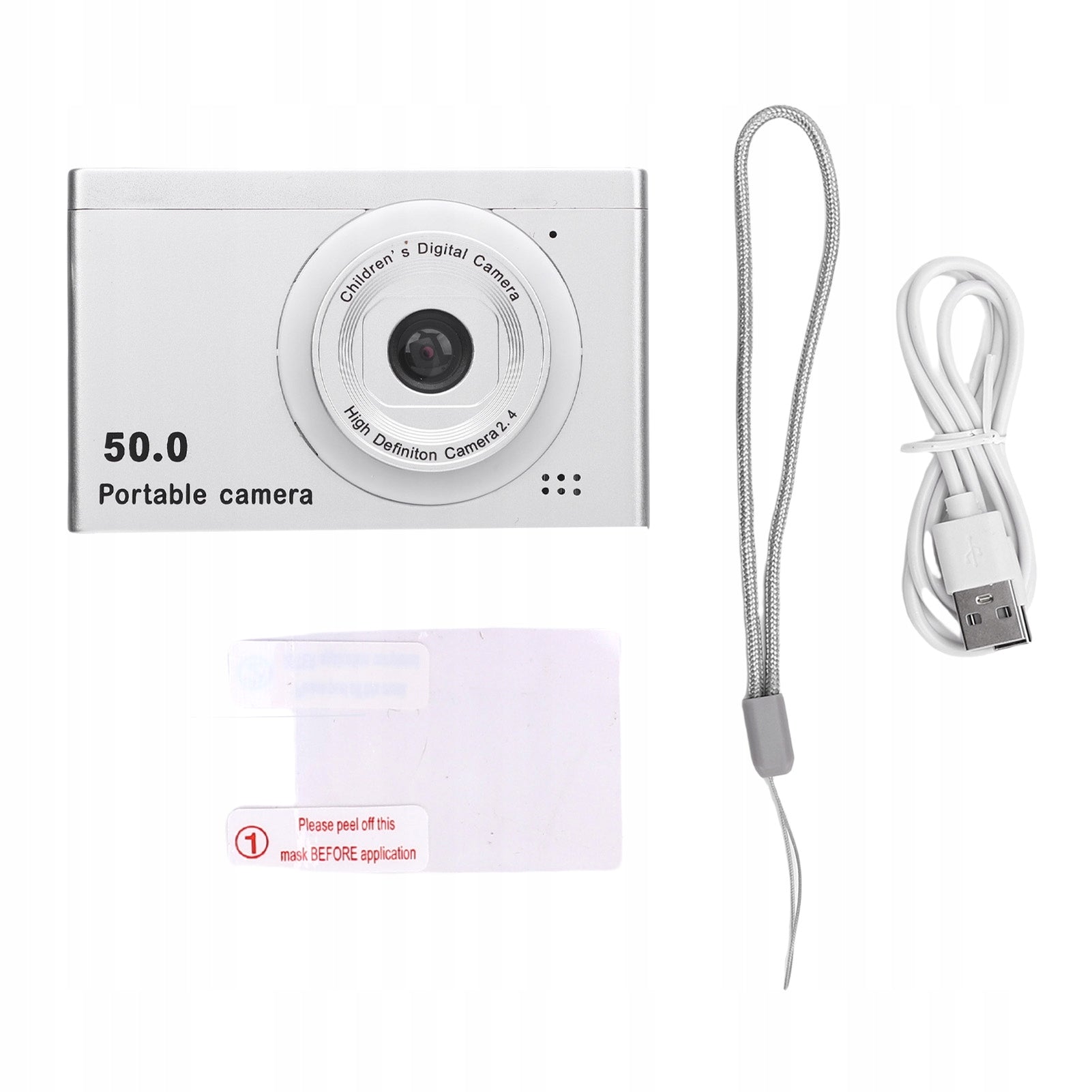Auto Focus Compact Digital Camera Small Camera with Front Rear P0 Brand no brand