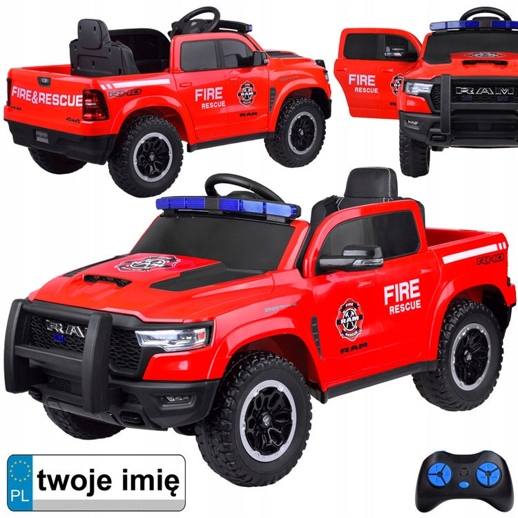 Auto RAM pickup battery operated fire brigade for baby rooster PA0323