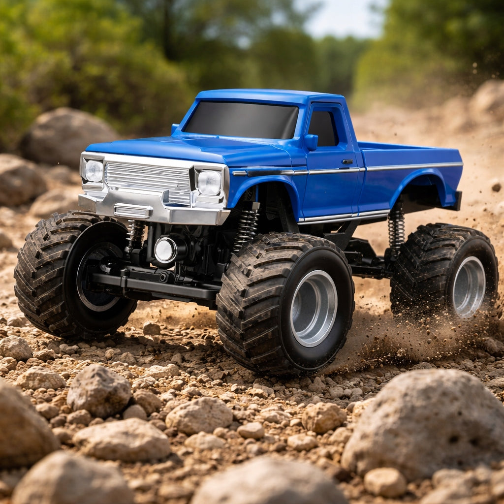 Auto RC Monster Truck 4WD Off-Road 1:36 Pickup Battery 2.4G
