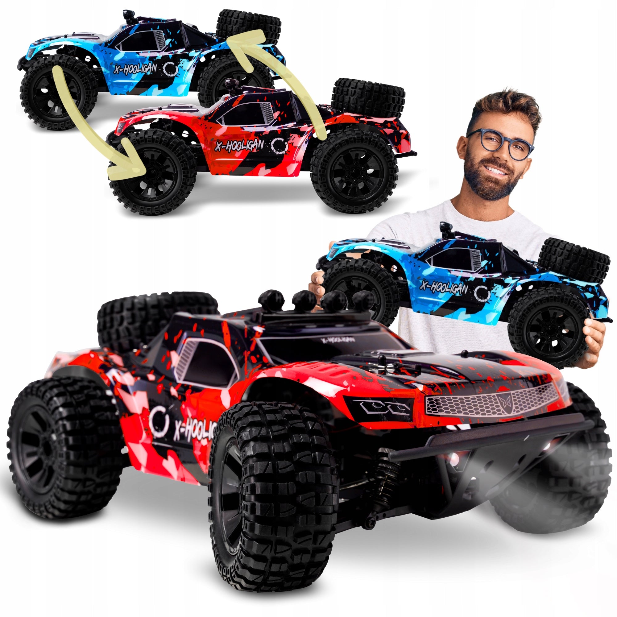 Auto Remote Controlled Car X-Hooligan 4x4 35km/h + ADDITIONAL HOUSING