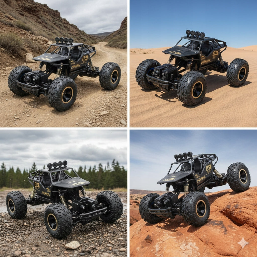 Auto Remote Controlled RC Off-Road 4x4 Metal Monster Truck 2x Battery Manufacturer code SAMOCHÓD STEROWANY AUTO RC METAL 4X4