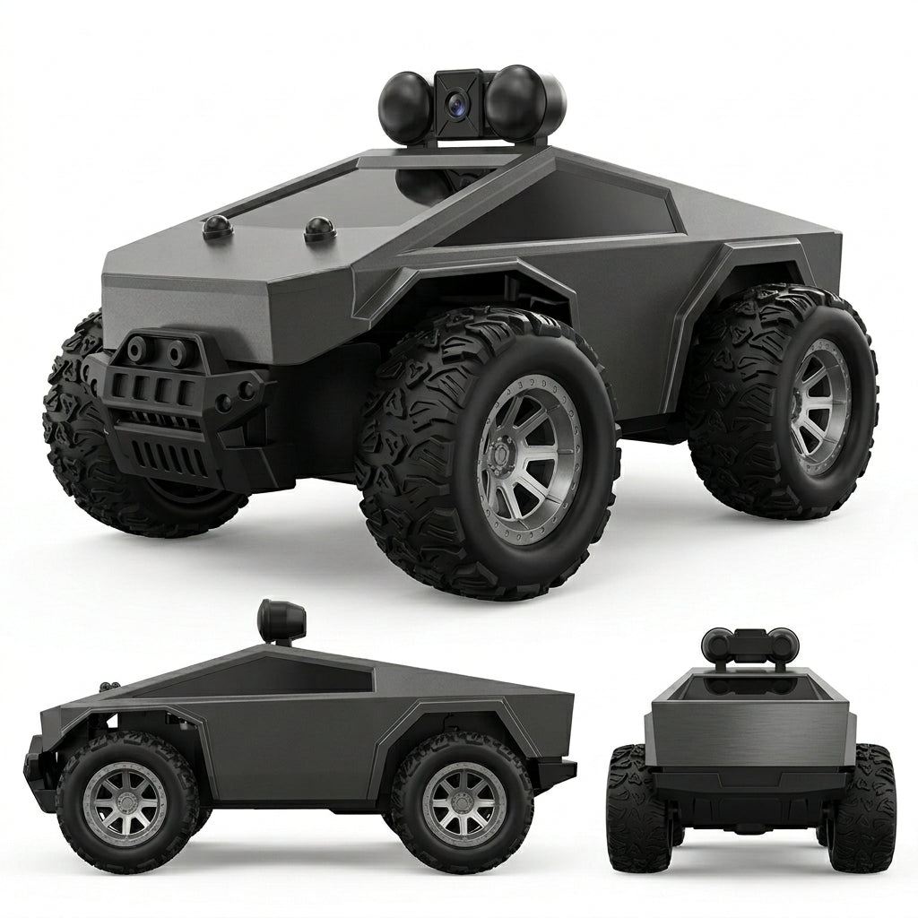 Auto Remote Controlled With Camera Black Truck Off Road Phone App Manufacturer code NO-2004014