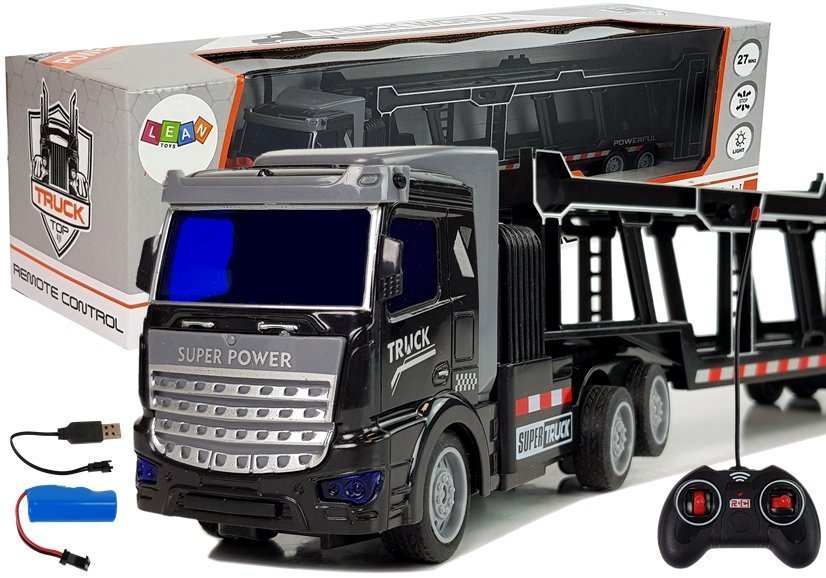 Auto Tow Truck Remote Controlled Truck 36cm Light Effects BATTERY