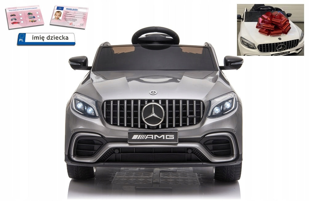 Elektrinis visureigis Mercedes QLS-5688, nudažytas sidabrine spalva