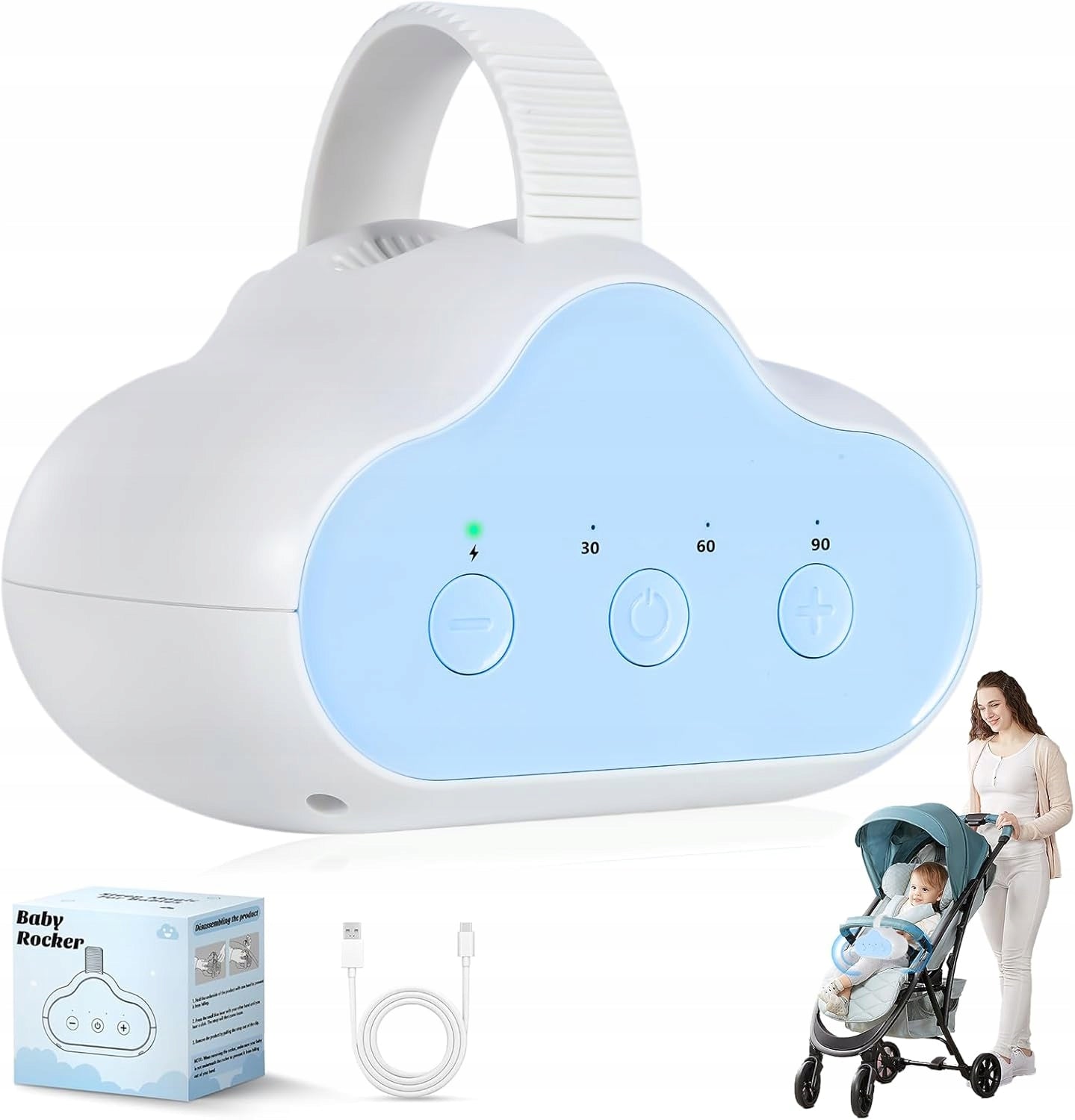 Automatic Baby Stroller Rocker Wireless Baby Rocker