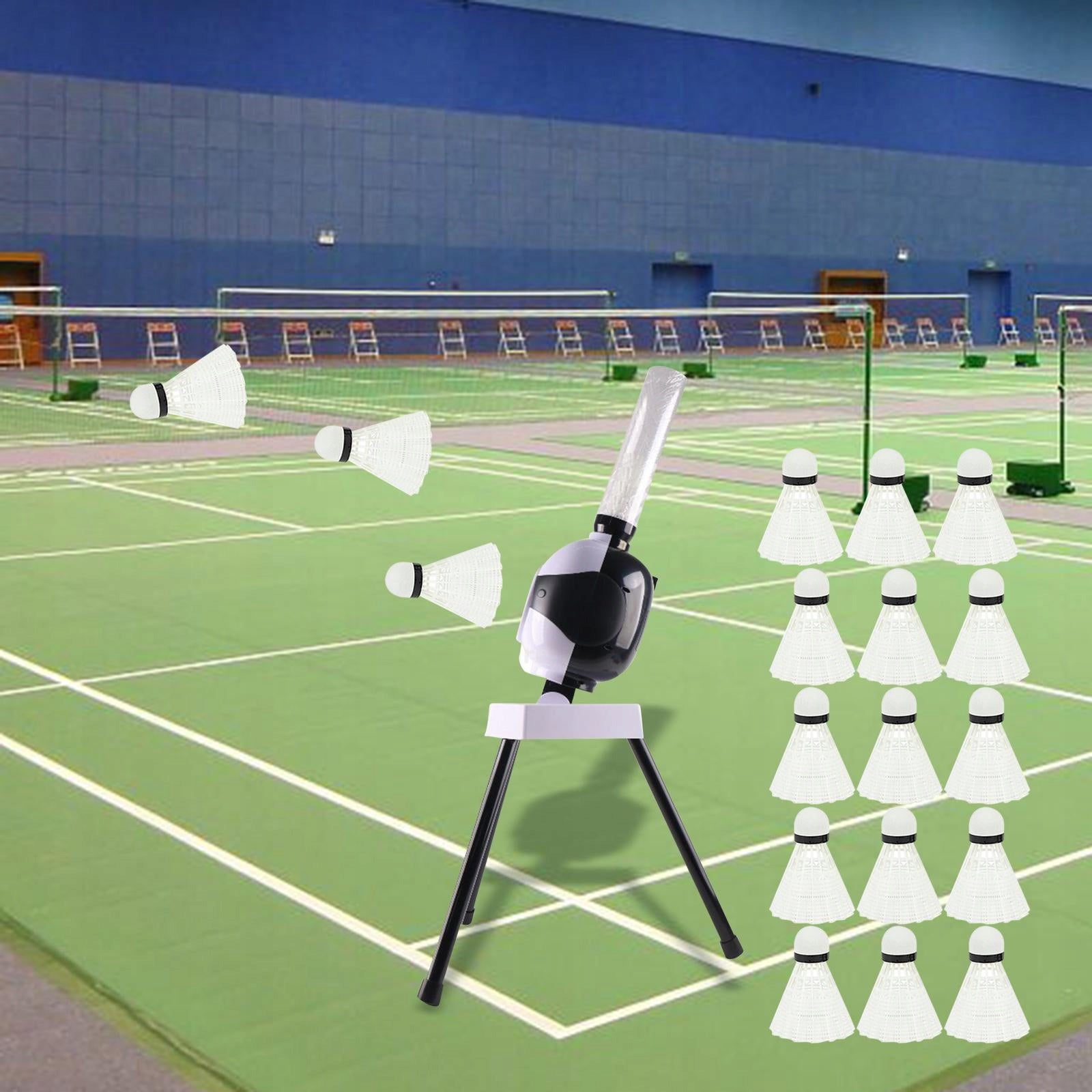 Automatic Badminton Serve Machine Badminton for Kids with 18 Badmintons Number of items in the set 1