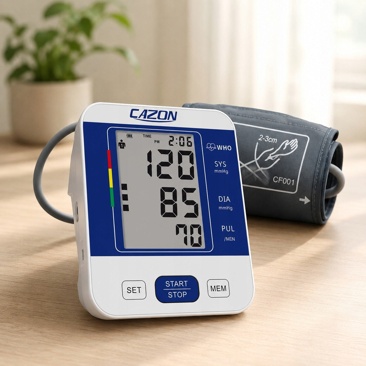 Automatic Blood Pressure Monitor Portable Shoulder Precision With Large Cuff Medical device no