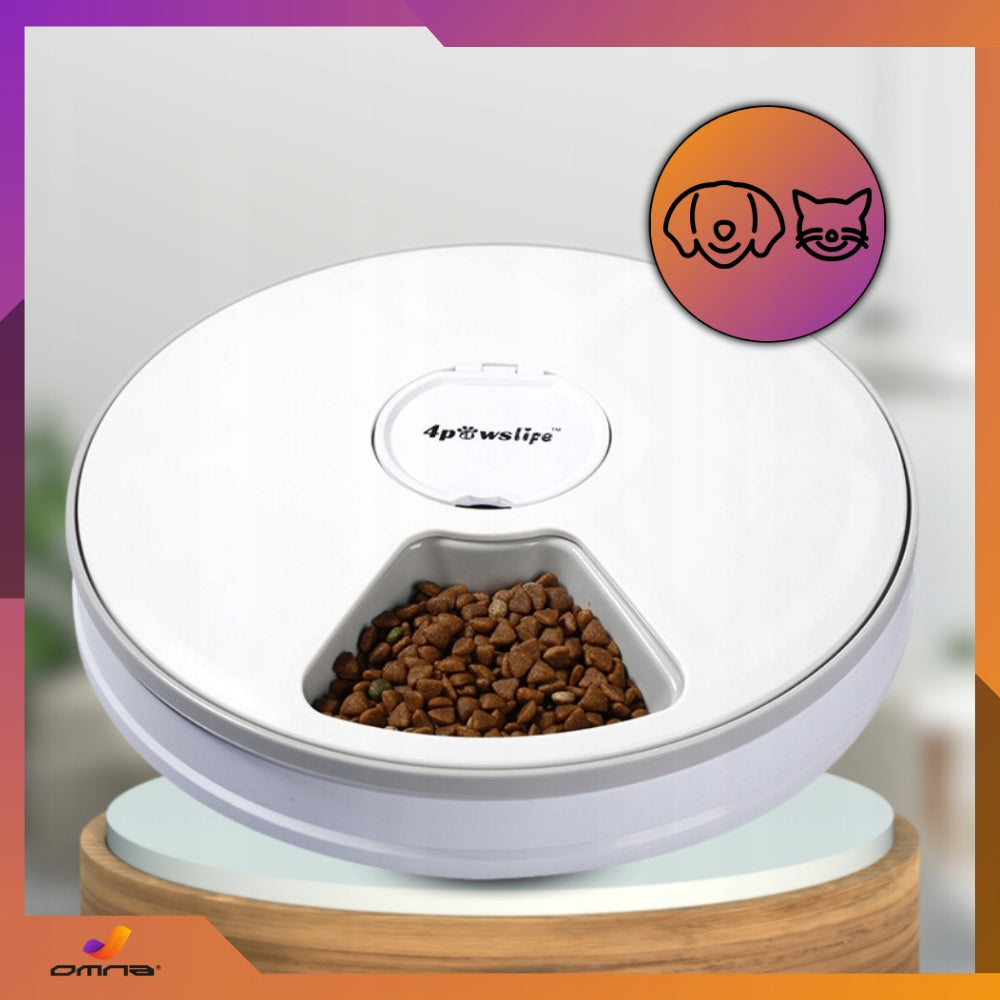 Automatic Cat Food Feeder Rabbit Cat Food Dispenser Bowl Brand Omna