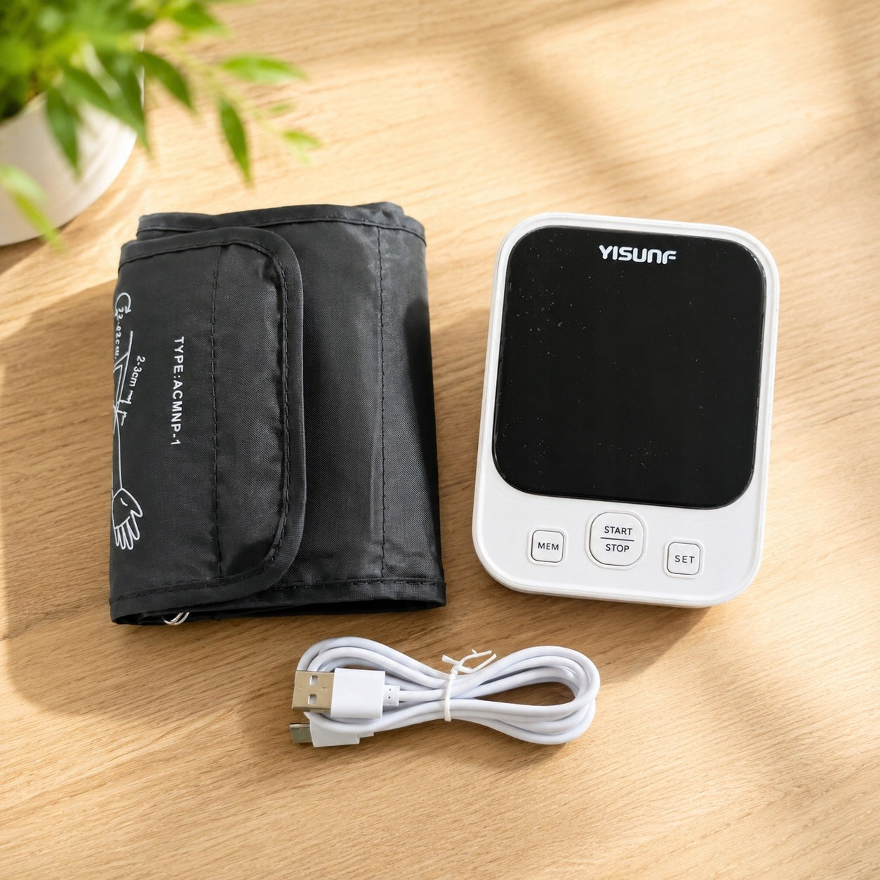 Automatic Digital Shoulder Blood Pressure Monitor with YISUNF Heart Rate Monitor Brand no brand