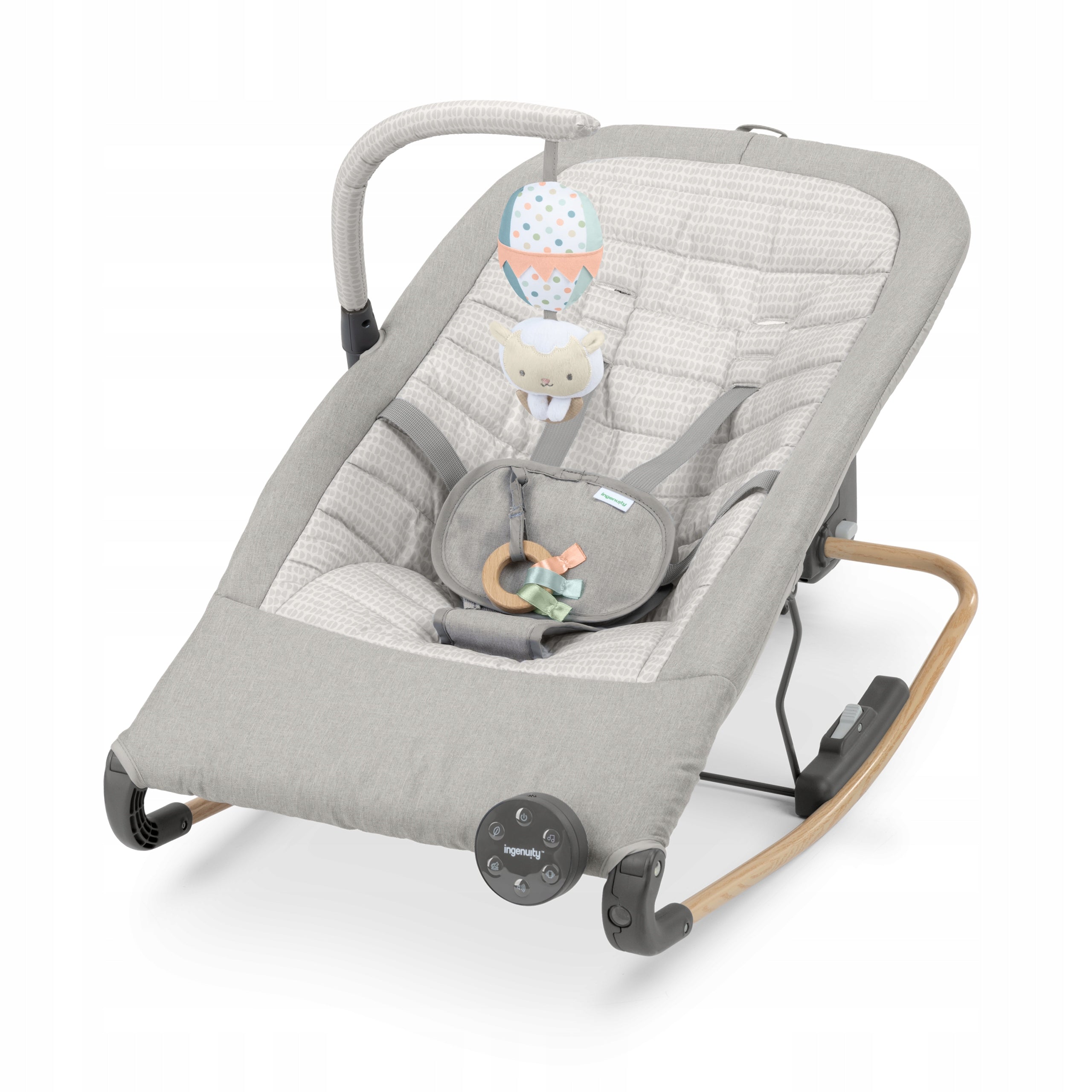 Automatic Rocker Lounger with Remote Control Vibration Melodies 0+ Ingenuity