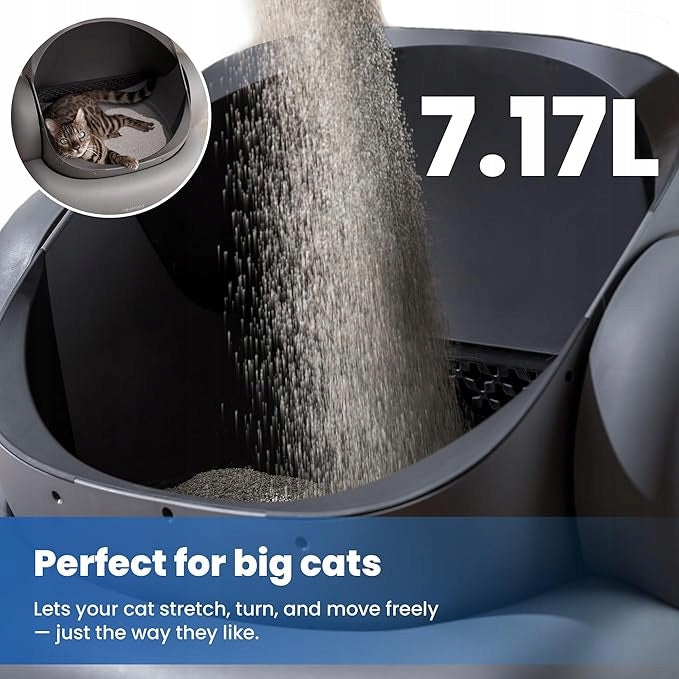 Automatic Self-Cleaning Cuvette for Cat Neakasa M1 App 52W Kind open litter box