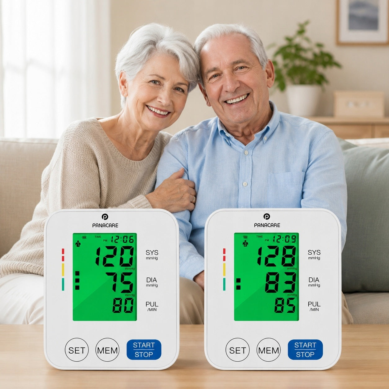 Automatic Shoulder Blood Pressure Monitor 22-42 cm LCD Memory PANACARE White Brand no brand