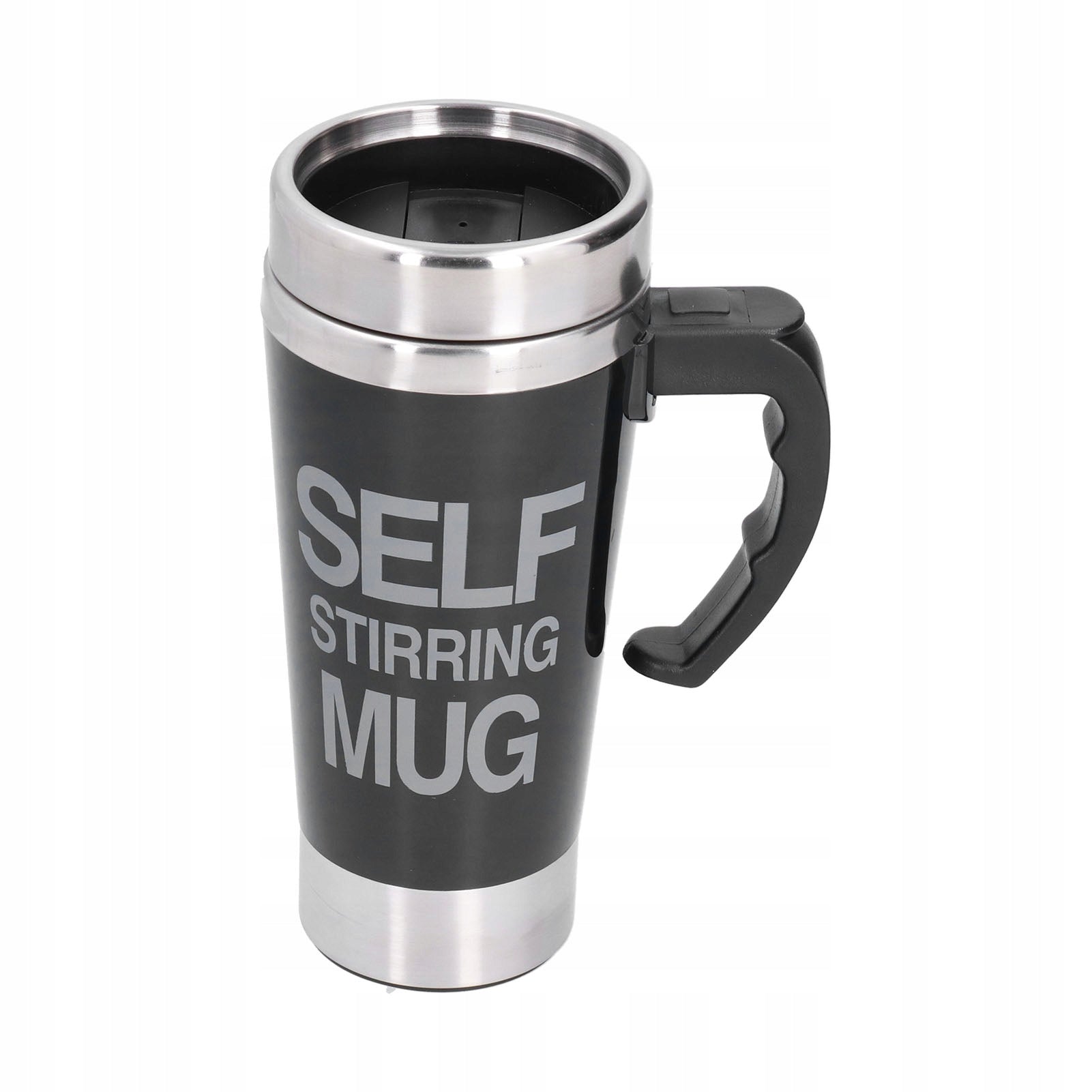 Automatic Stainless Steel Self Mixing Cup, Black Cup for
