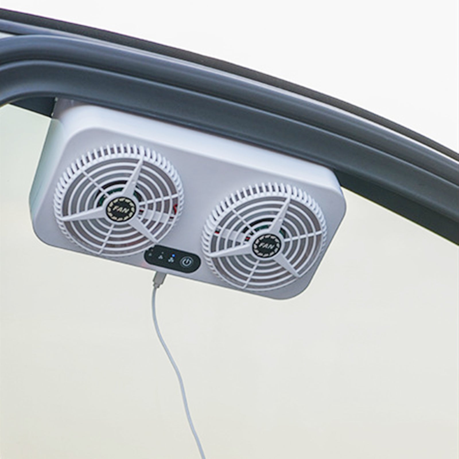 Automatic USB fan with air circulation Model Narzędzie do chłodzenia pojazdu Pojazd z
