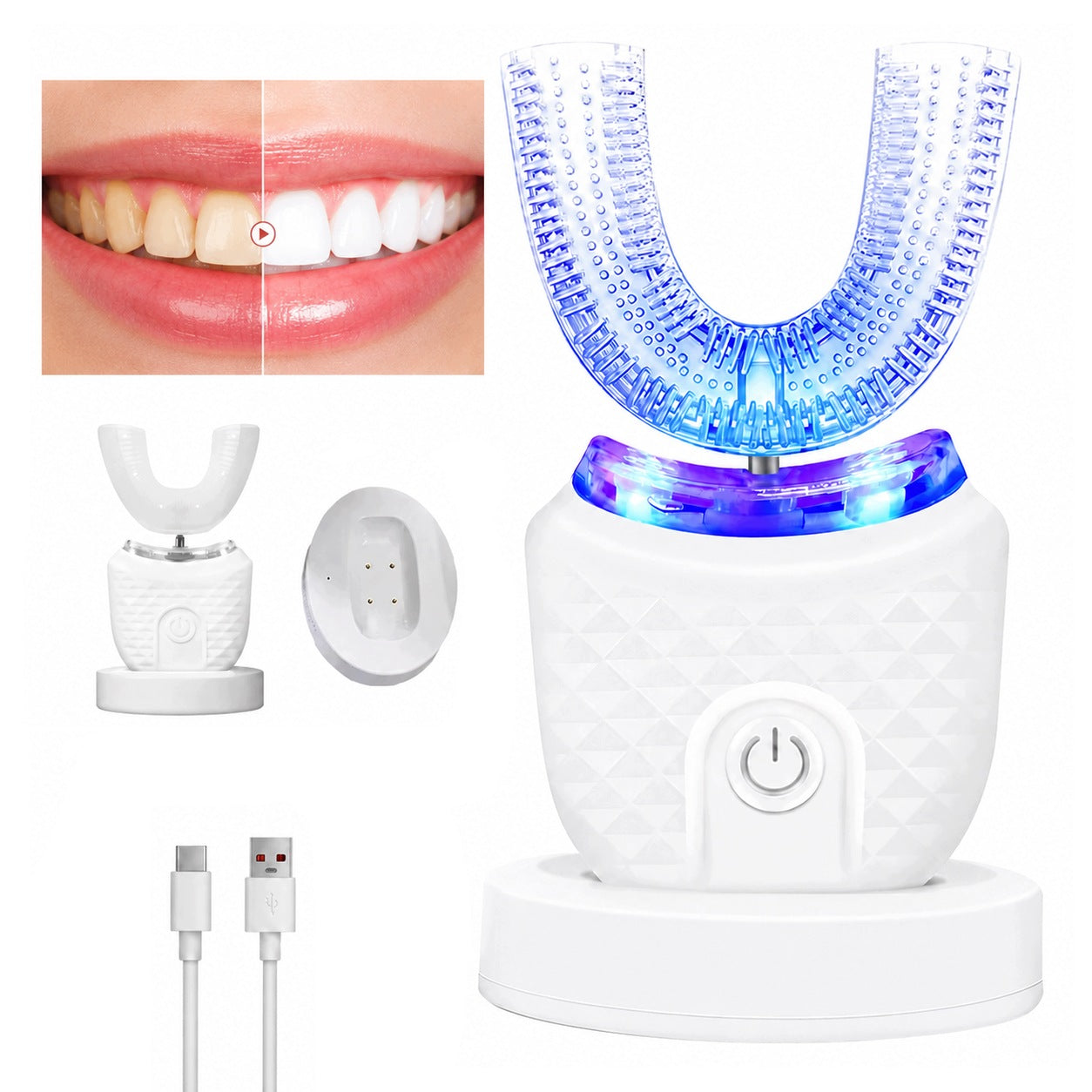Automatic Ultrasonic U-Shaped Dental Scaler