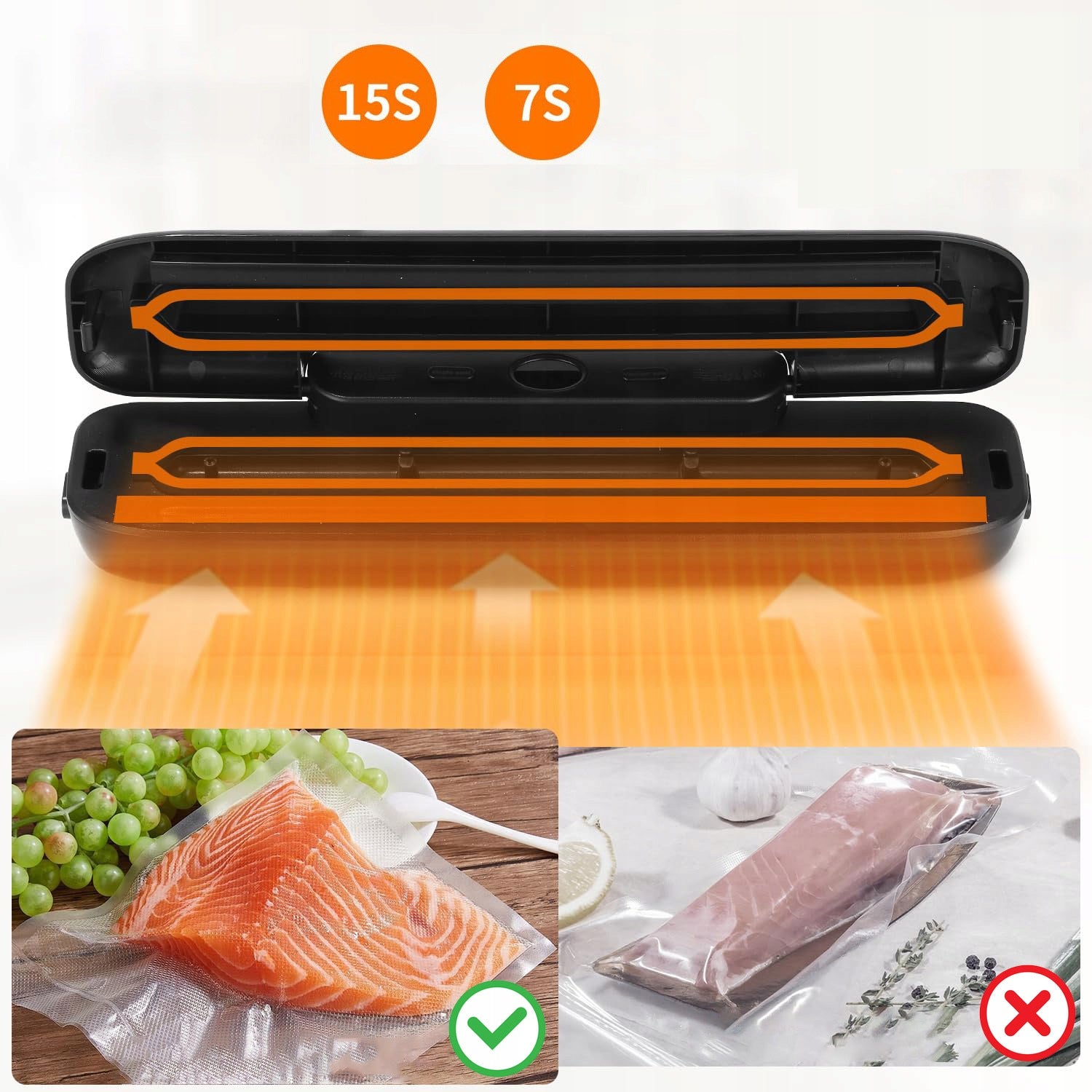 Automatic Vacuum Sealer for Food with Vacuum and Sealing Function Brand no brand