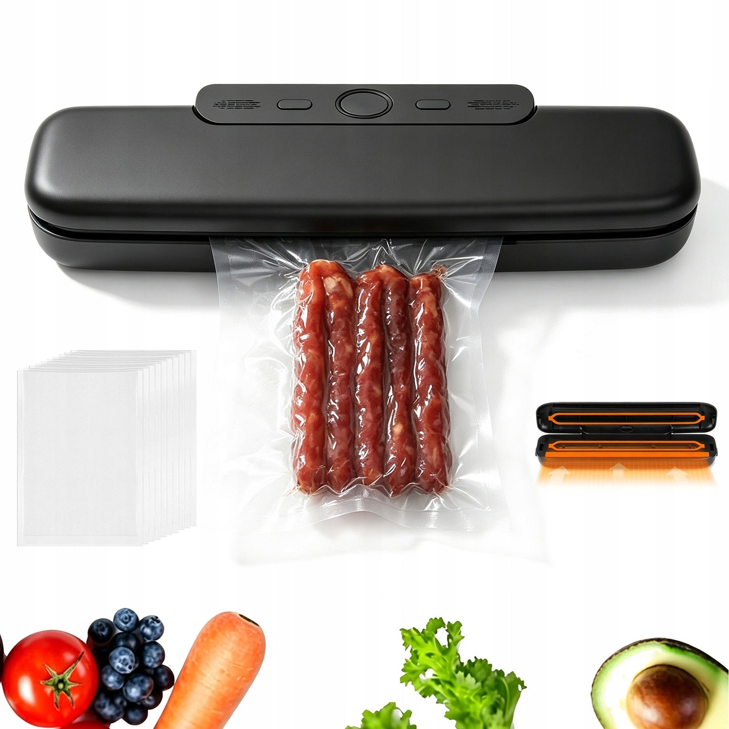 Automatic Vacuum Sealer for Food with Vacuum and Sealing Function
