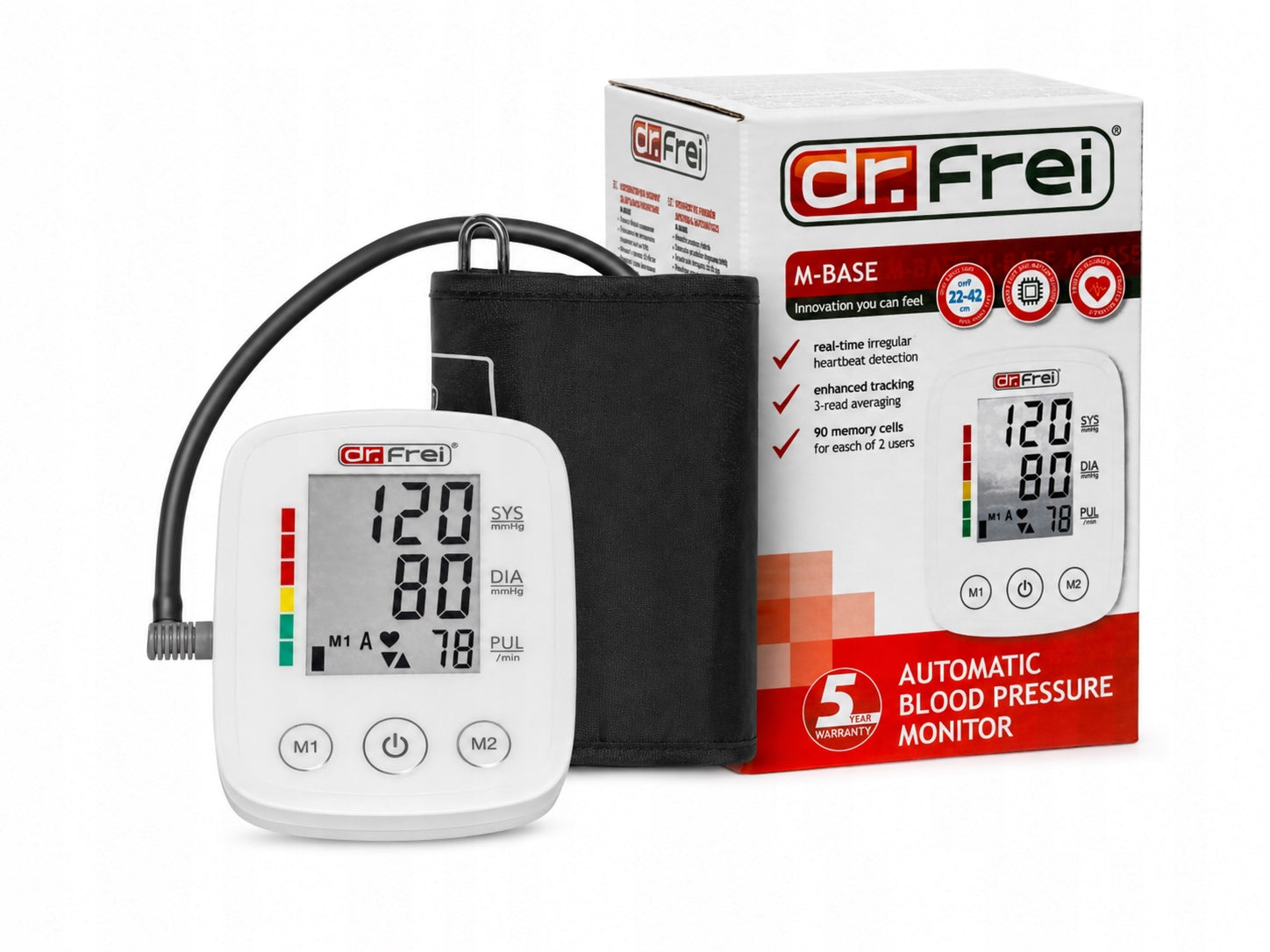 Automatic blood pressure monitor DR Frei M-BASE Shoulder Accurate Measurement Fuzzy