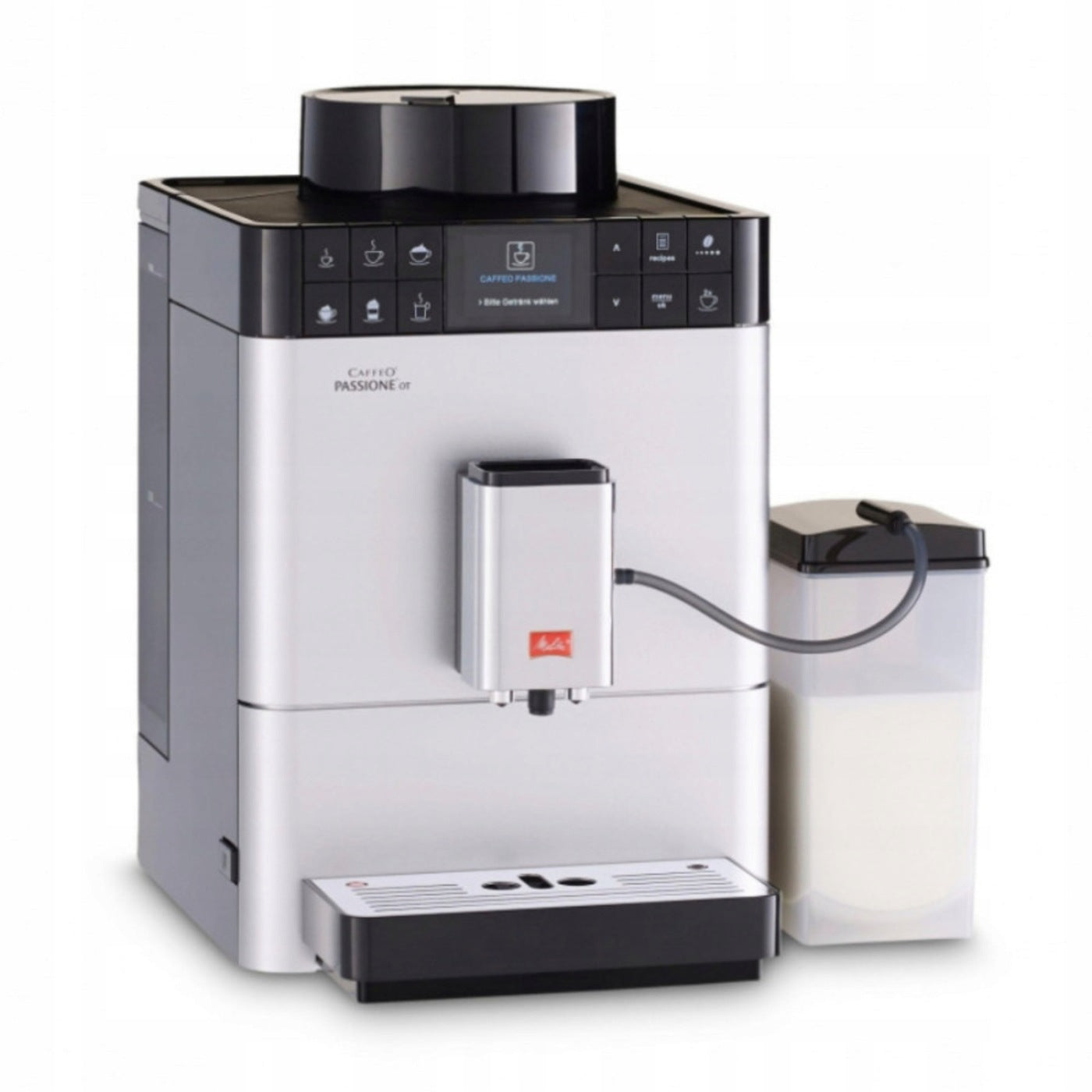 Automatic coffee machine Melitta Passione OT F53/1-101 - silver Model Caffeo Passione