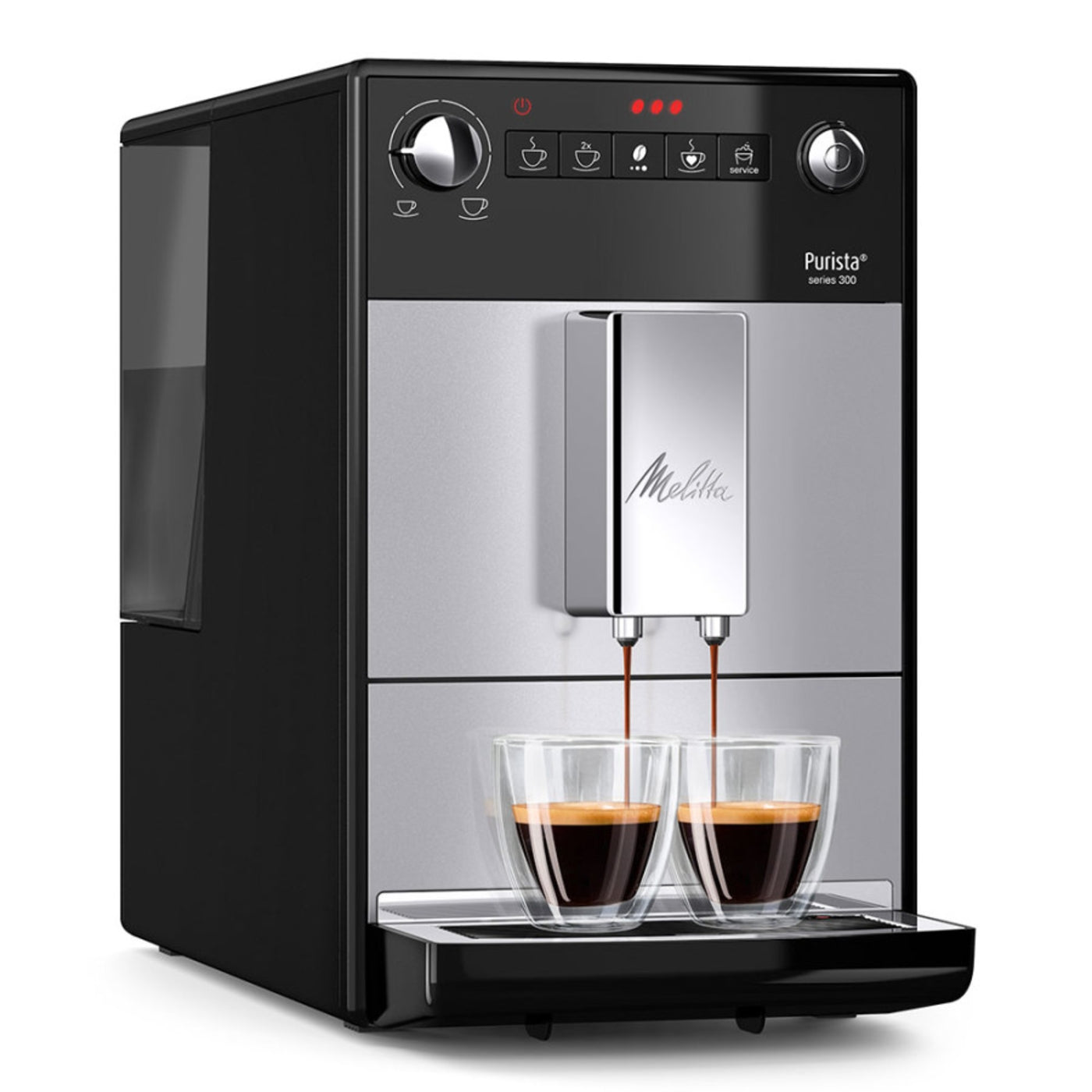 Automatic coffee machine Melitta Purista F23/0-101 - silver/black Model Purista F23/0-101